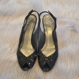 Stuart Weitzman womens black heels size 7